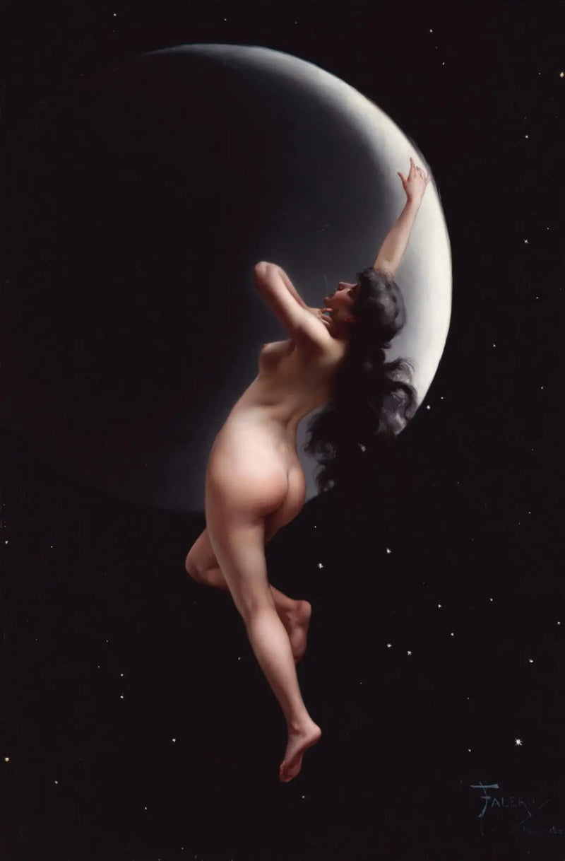 Nymphe de la Lune - Luis Ricardo Falero