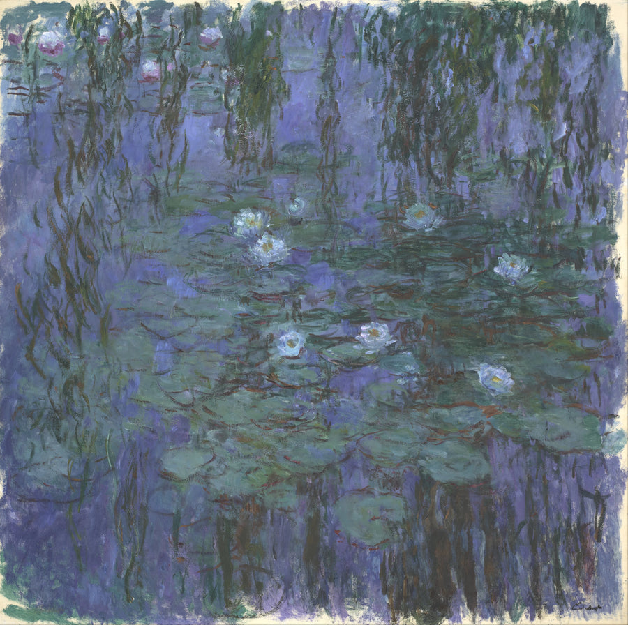 Blue Water Lilies - Claude Monet