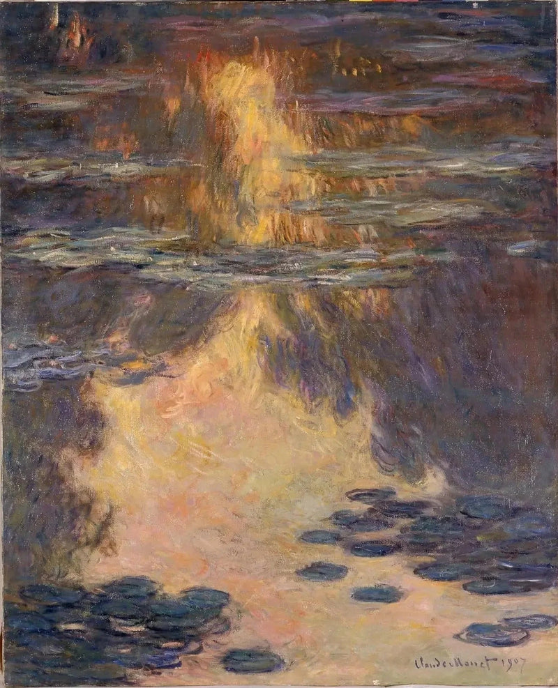 Water lilies, Kuboso museum W1713 - Claude Monet
