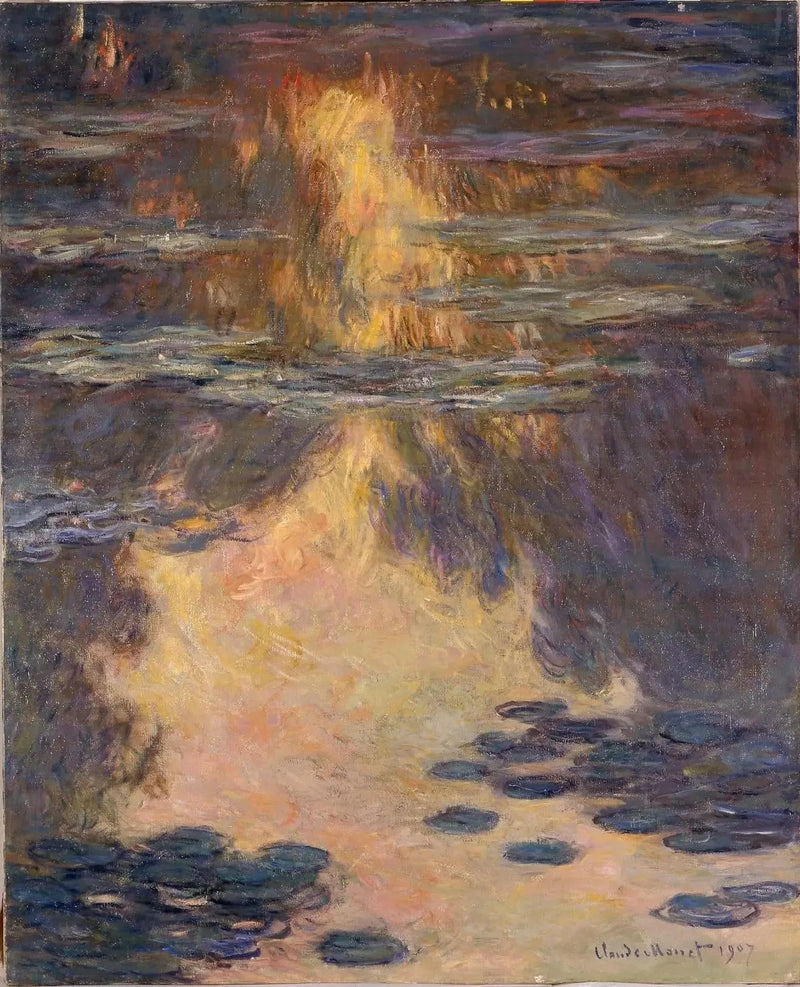 Water lilies W1713 - Claude Monet