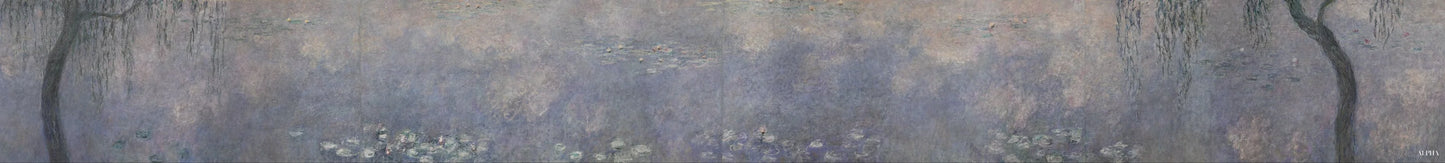 Nymphéas, les deux saules - Claude Monet - Reproductions de tableaux et peintures haut de gamme