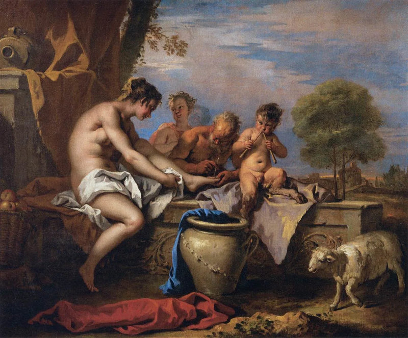 Nymphs and Satyrs - Sebastiano Ricci