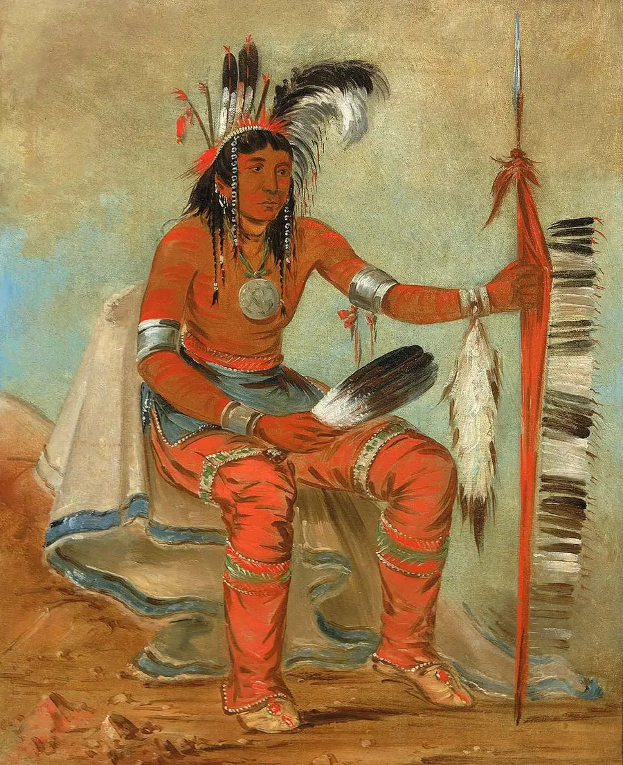 O'n-daig, le corbeau, un dandy - George Catlin