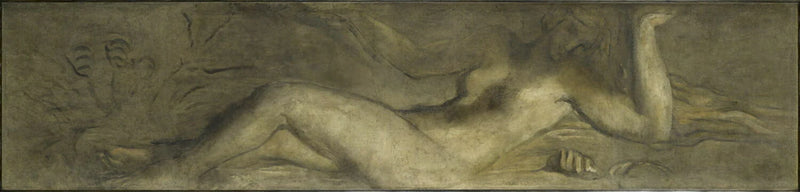Océanide. Grisaille. - Théodore Chassériau
