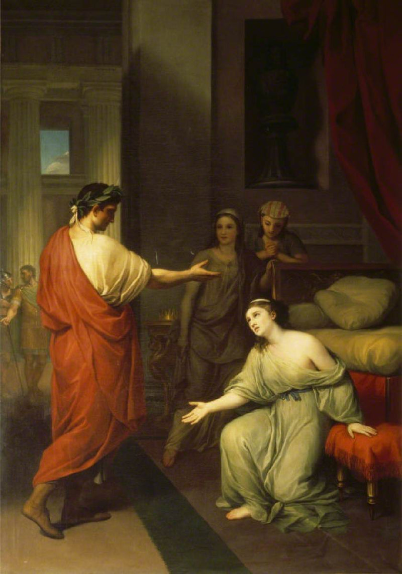 Octave and Cleopatra - Anton Raphael Mengs