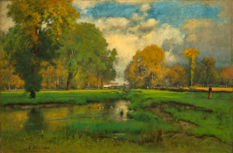 October - George Inness