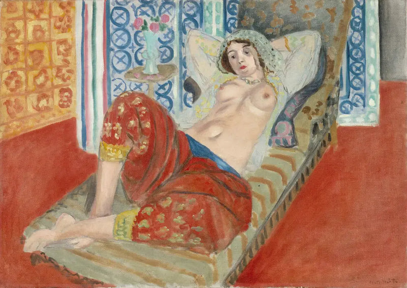 Odalisque with Red Panties - Henri Matisse