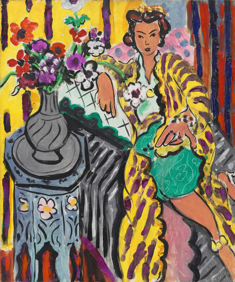 Odalisque in a Yellow Persian Dress - Henri Matisse