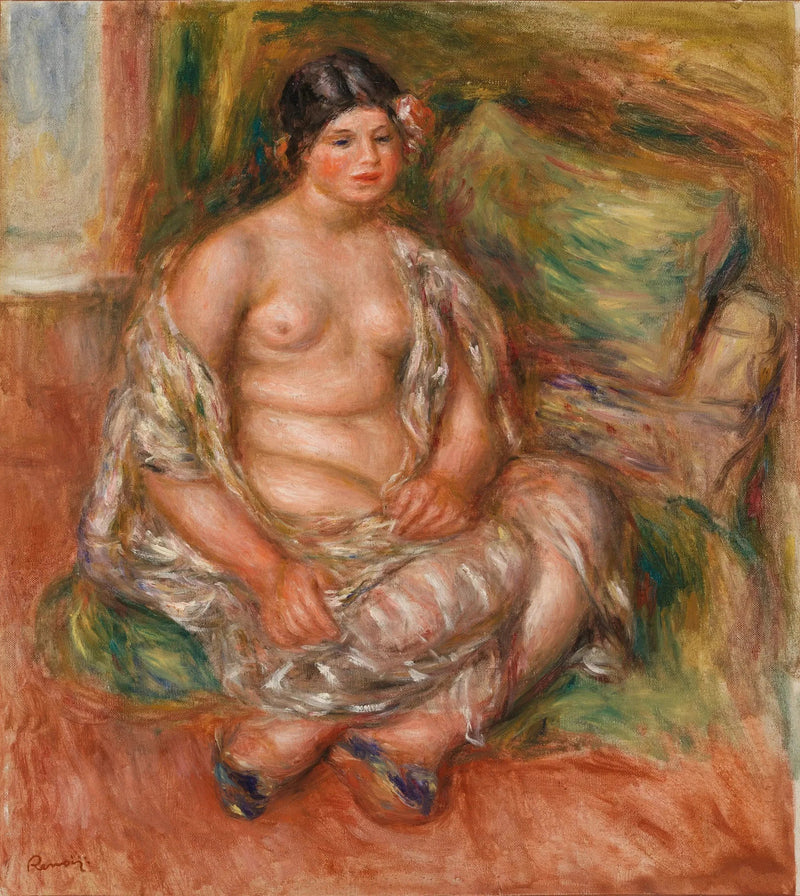 Sitting Odalisque (Sitting Odalisque) - Pierre-Auguste Renoir