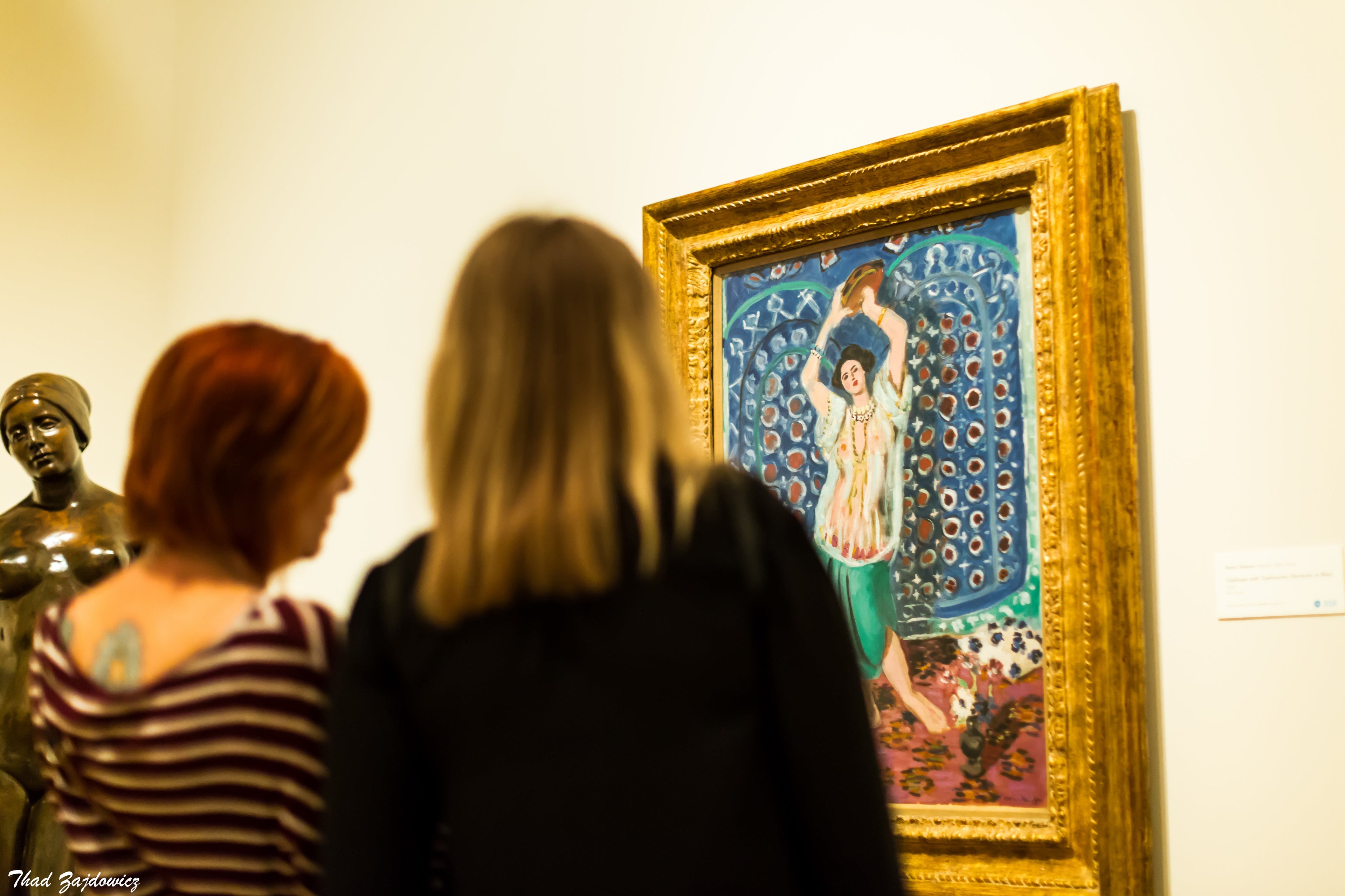 Odalisque with Tambourine (Harmony in Blue) - Henri Matisse