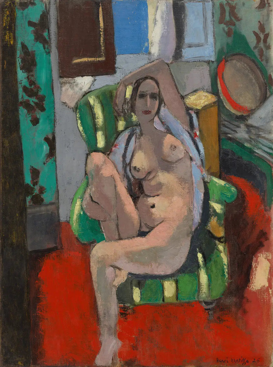 Odalisque with Tambourine - Henri Matisse