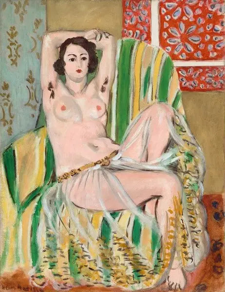 Odalisque with Raised Arms - Henri Matisse