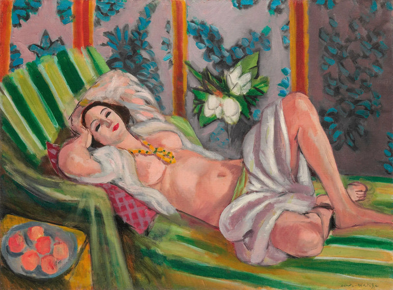 Odalisque with Magnolias - Henri Matisse