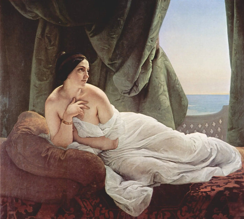 Extended Odalisque - Francesco Hayez