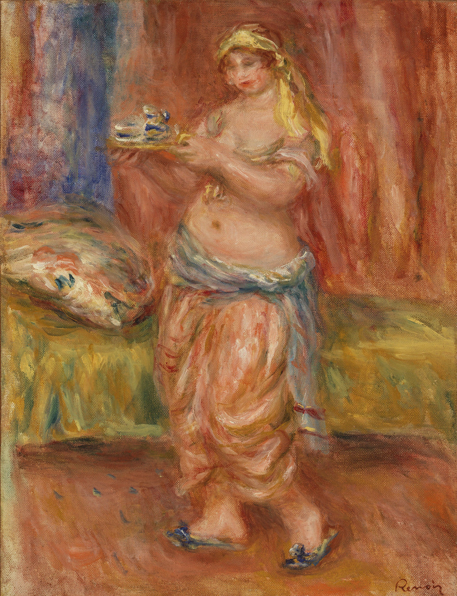 Odalisque with Teapot - Pierre-Auguste Renoir