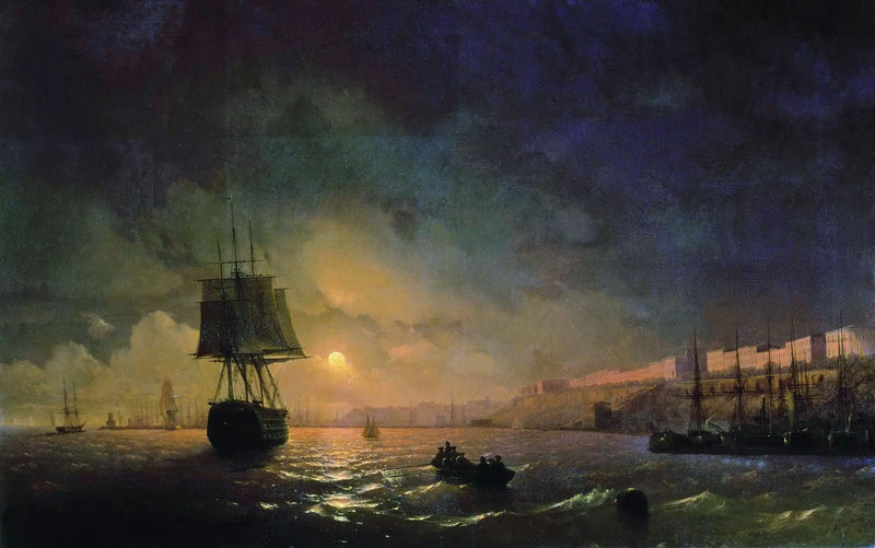 Odessa under the Moonlight - Ivan Aïvazovski