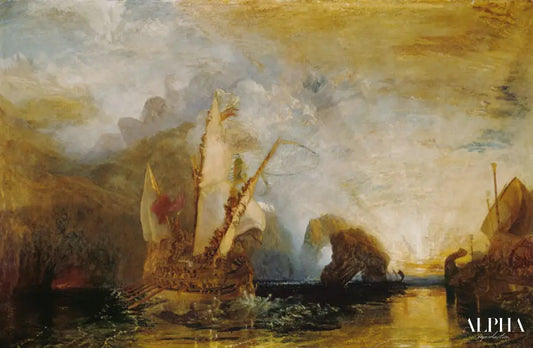 Odyssée se moque de Polyphem - William Turner - Reproductions de tableaux et peintures haut de gamme