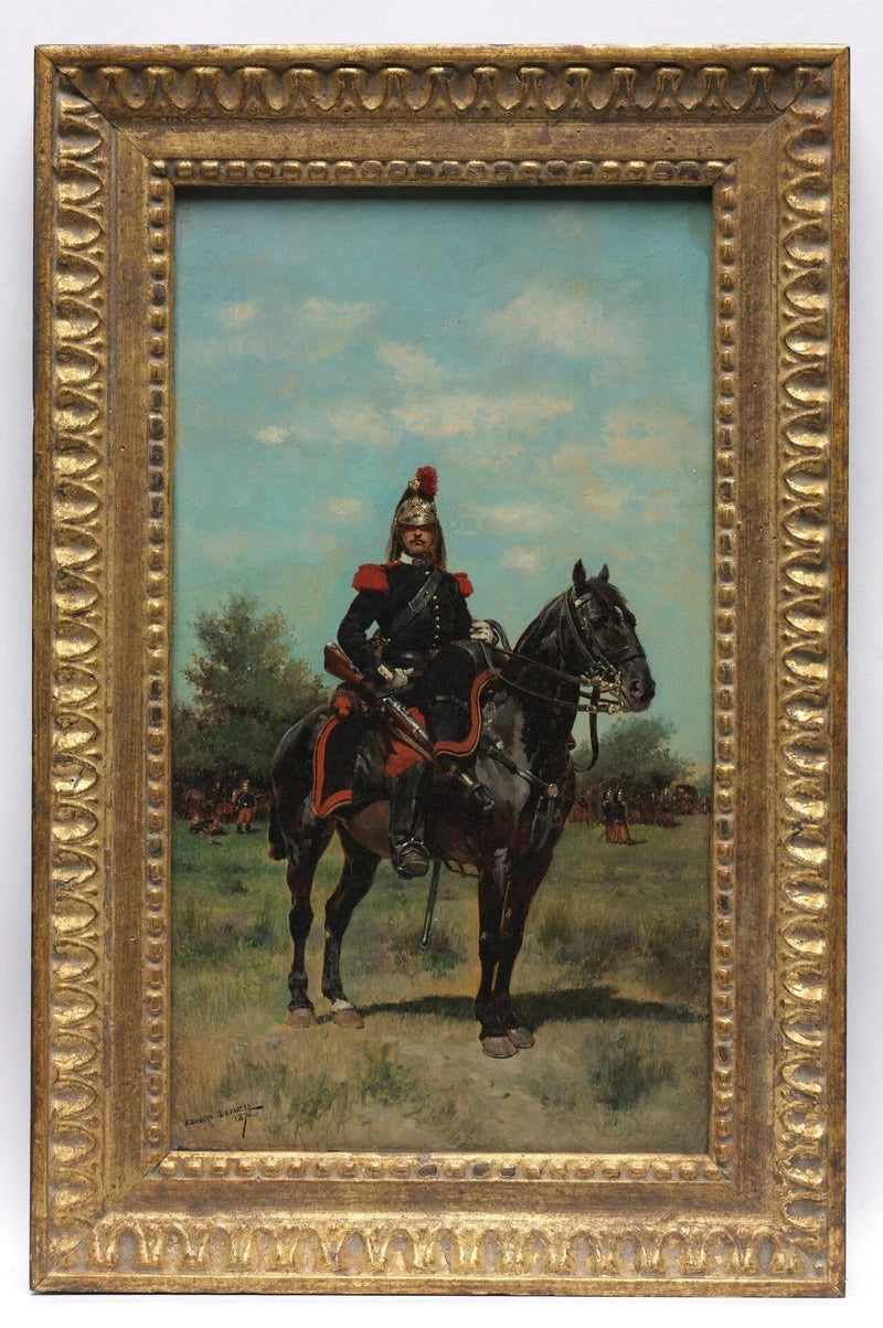 Mounted Dragoon Officer - Édouard Detaille
