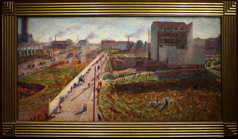 Officine at Porta Romana - Umberto Boccioni