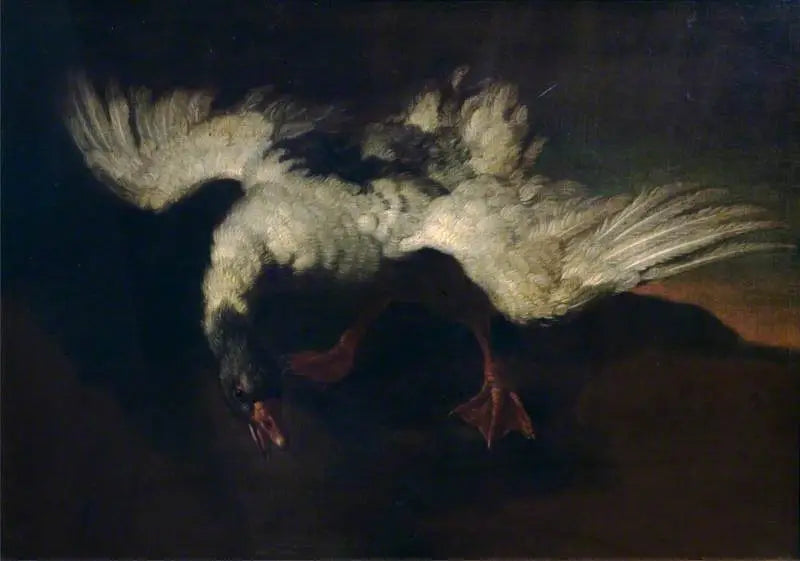 Goose with Spread Wings - George Stubbs
