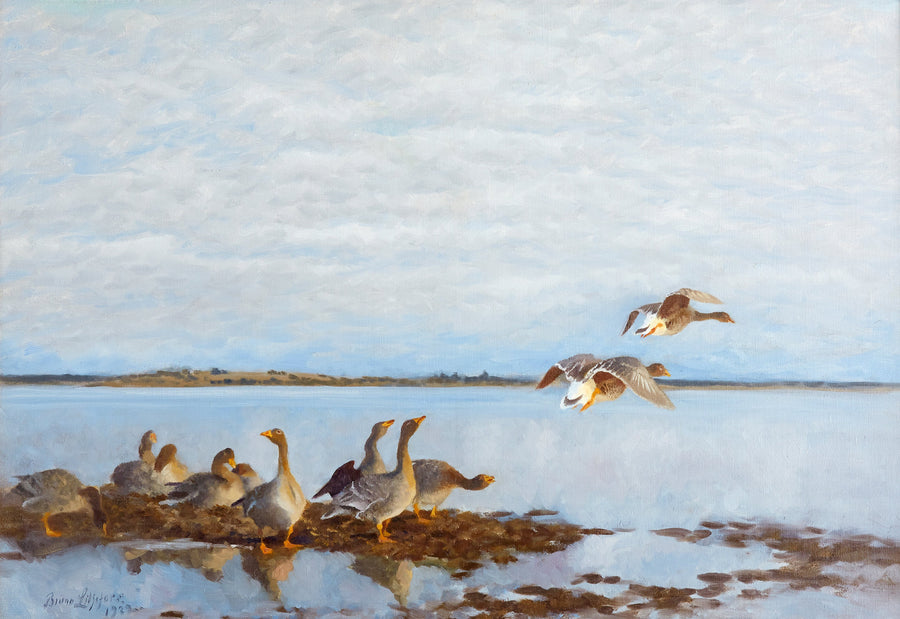 Geese - Bruno Liljefors