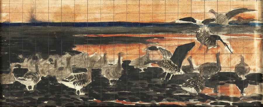 Wild geese - Bruno Liljefors