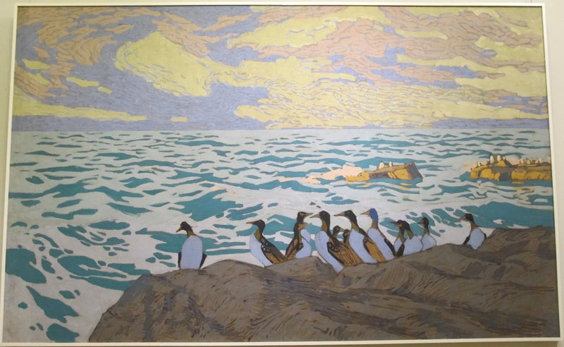 Birds (Decorative panel created for the Russian Suburbs pavilion at the 1900 Paris Universal Exposition, for the Siberian department) - Konstantin Korovin