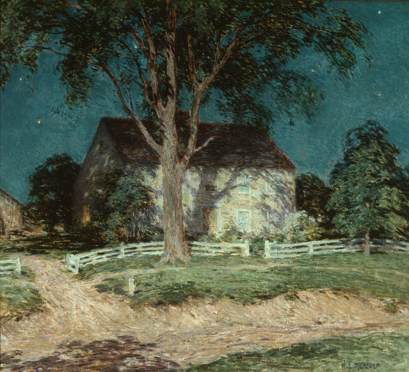 Old Homestead Connecticut - Willard Metcalf
