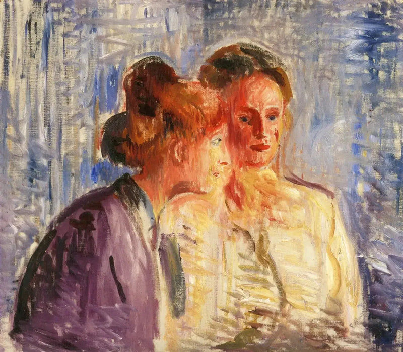 Olga and Rosa Meissner - Edvard Munch