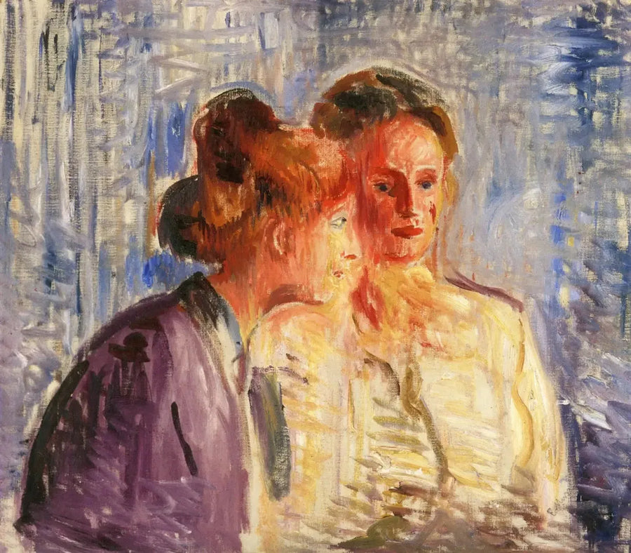 Olga and Rosa Meissner - Edvard Munch