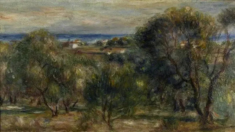 Olive Trees, Cagnes - Pierre-Auguste Renoir