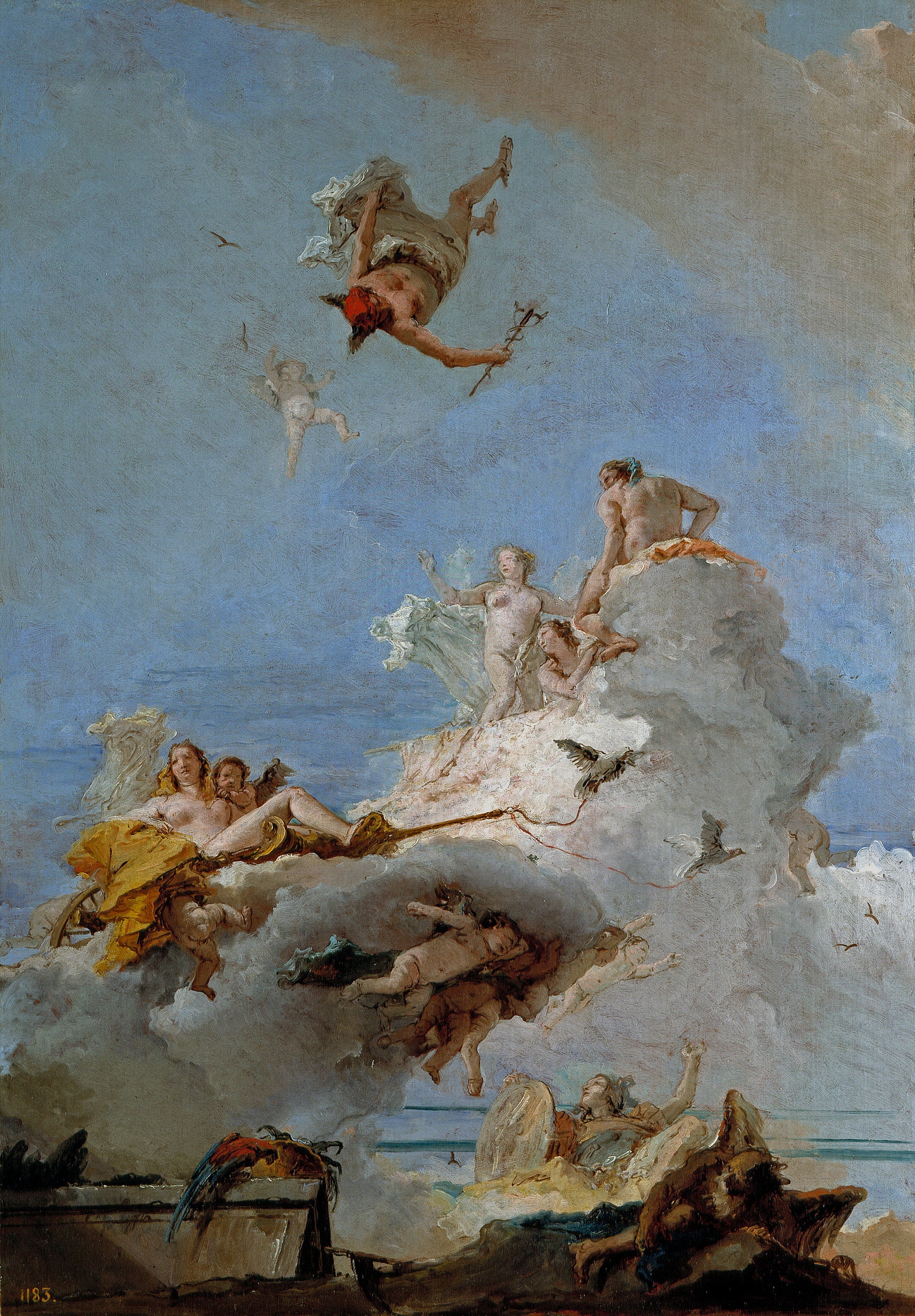 Olympe or the Triumph of Venus - Giovanni Battista Tiepolo