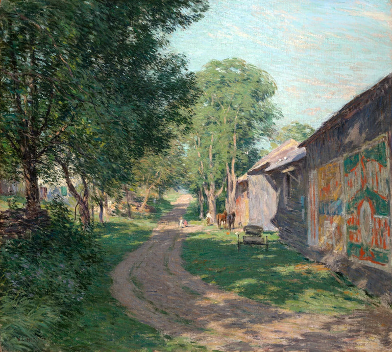 Shadow of Saint John - Willard Metcalf