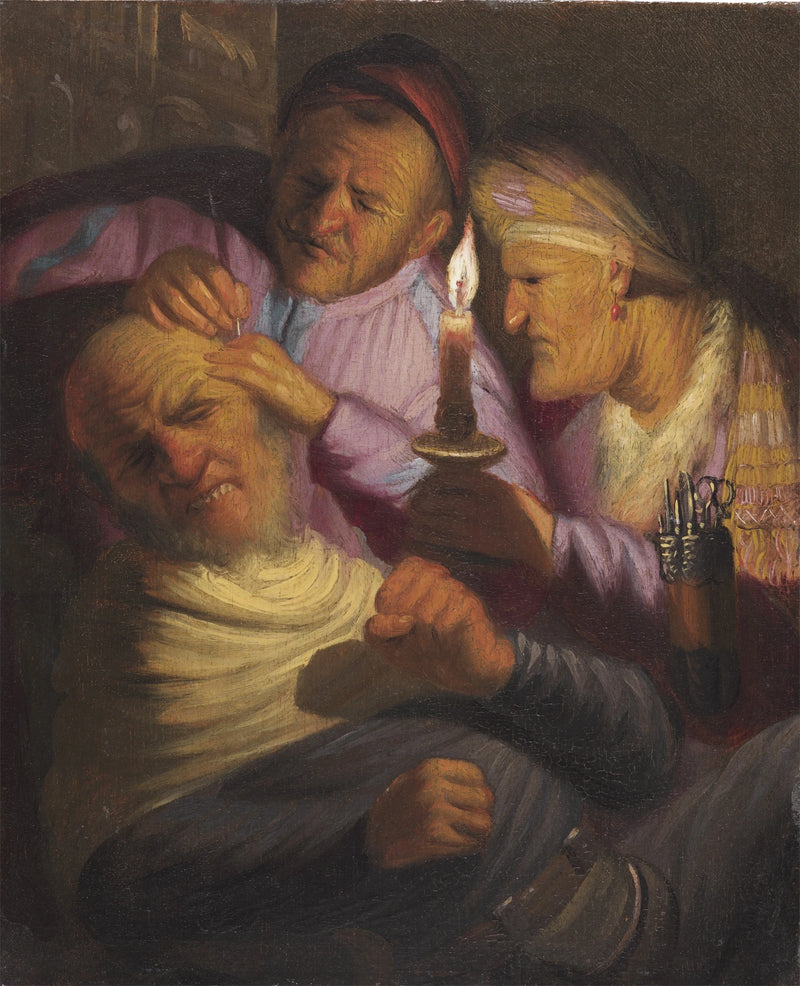 The Operation (Allegory of Touch) - Rembrandt