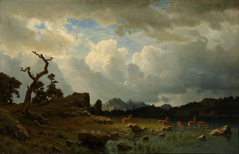 Storm in the Rocky Mountains - Albert Bierstadt