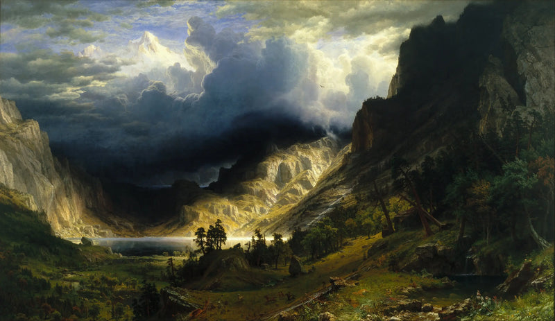 Storm in the Rocky Mountains - Albert Bierstadt