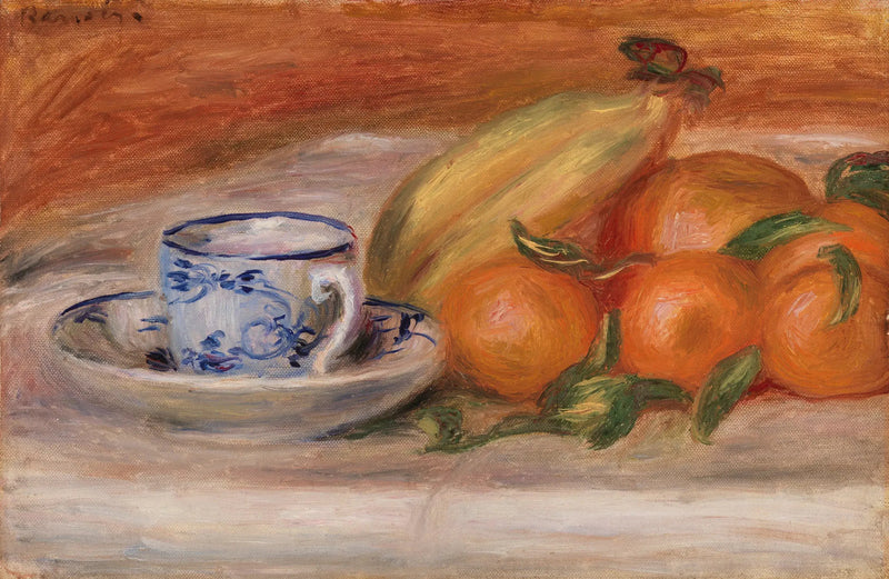 Oranges, Bananas and a Cup of Tea (Oranges, Bananas and a Cup of Tea) - Pierre-Auguste Renoir