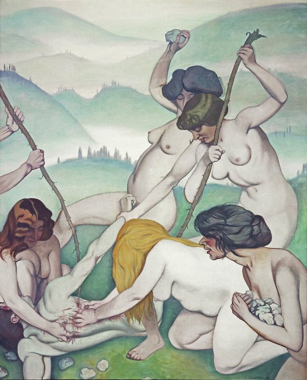 Orphée dépecé par les Ménades - Félix Vallotton