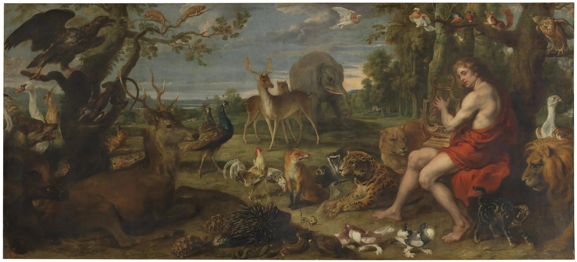 Orphée et les animaux - Peter Paul Rubens image 1 copie de tableau peinte à la main