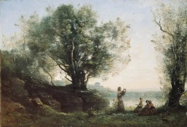 Orpheus Weeps Over the Death of Eurydice - Jean-Baptiste Camille Corot