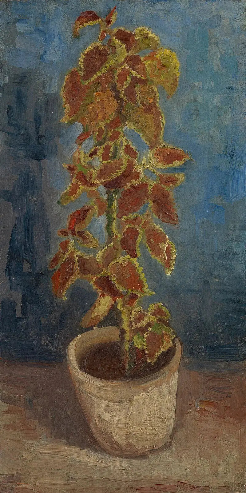 Flaming Nettle in a Flower Pot - Vincent van Gogh