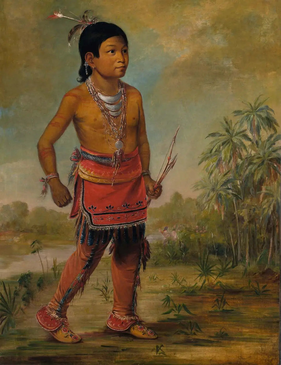 Osceola Nick-a-no-chee, a boy - George Catlin