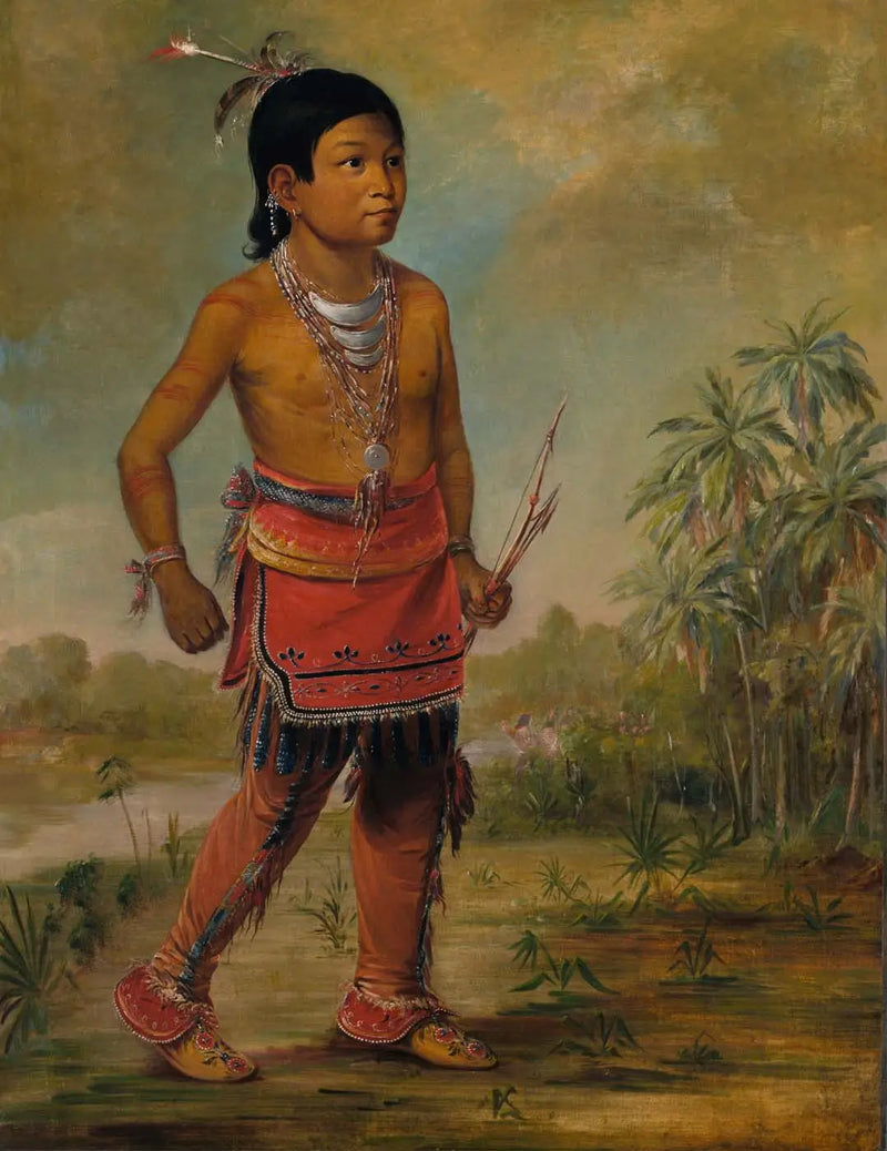 Osceola Nick-a-no-chee, a boy - George Catlin