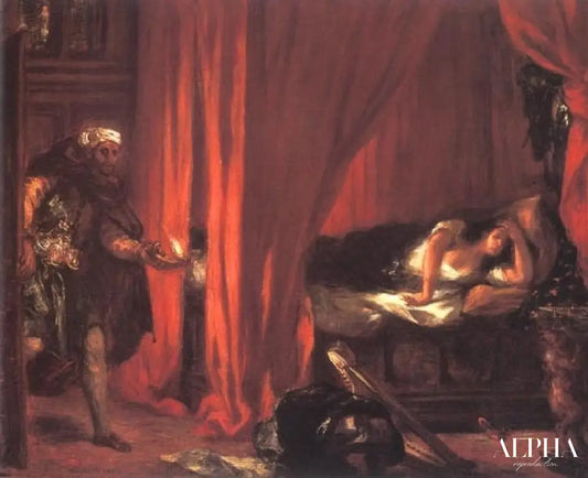 Othello et Desdemona - Eugène Delacroix - Reproductions de tableaux et peintures haut de gamme