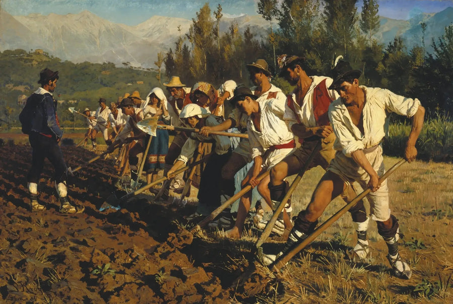 Italian Agricultural Workers. Abruzzo - Peder Severin Krøyer