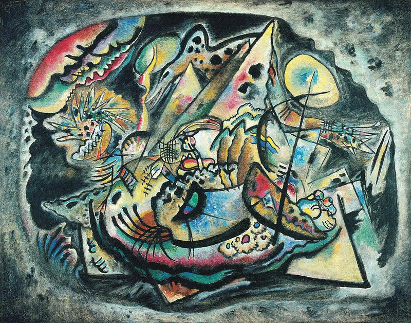 Gray Oval - Vassily Kandinsky