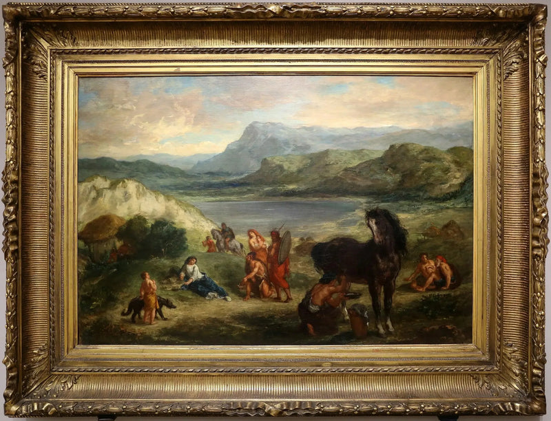 Ovid among the Scythians - Eugène Delacroix
