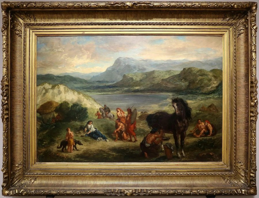 Ovid among the Scythians - Eugène Delacroix