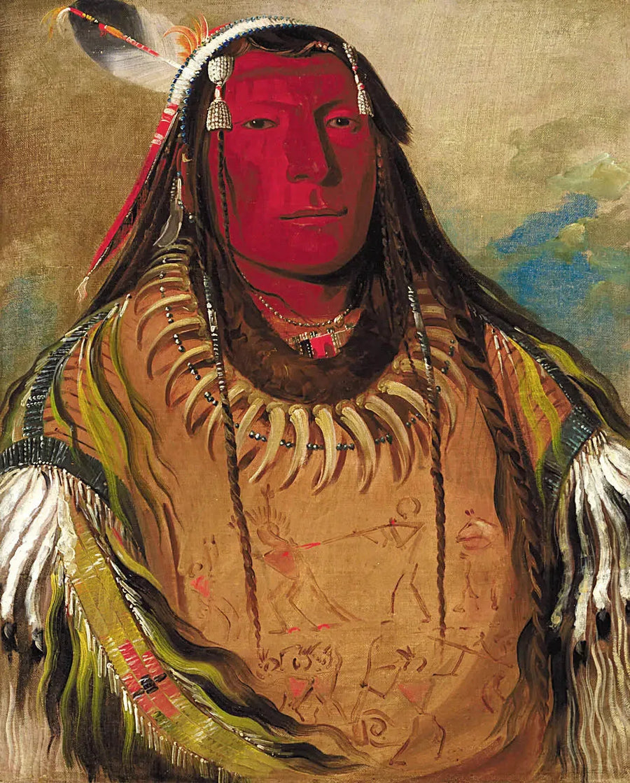 Paris-ka-roopa, Deux corbeaux, un chef - George Catlin