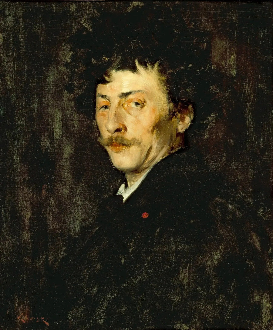 Pablo de Sarasate : Portrait of a Violinist - William Merritt Chase